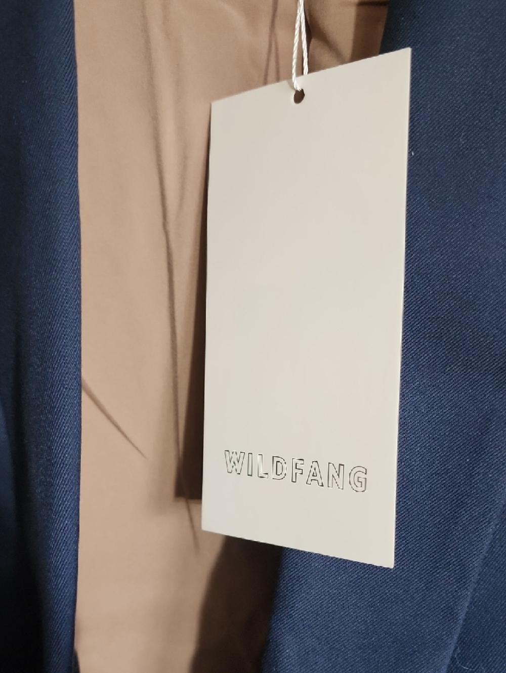 Wildfang Navy Blazer with Neon Green Stripe - Picture 7 of 7